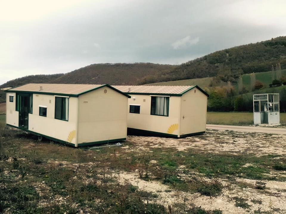 Caravan Parking a Cascia per emergenza terremoto