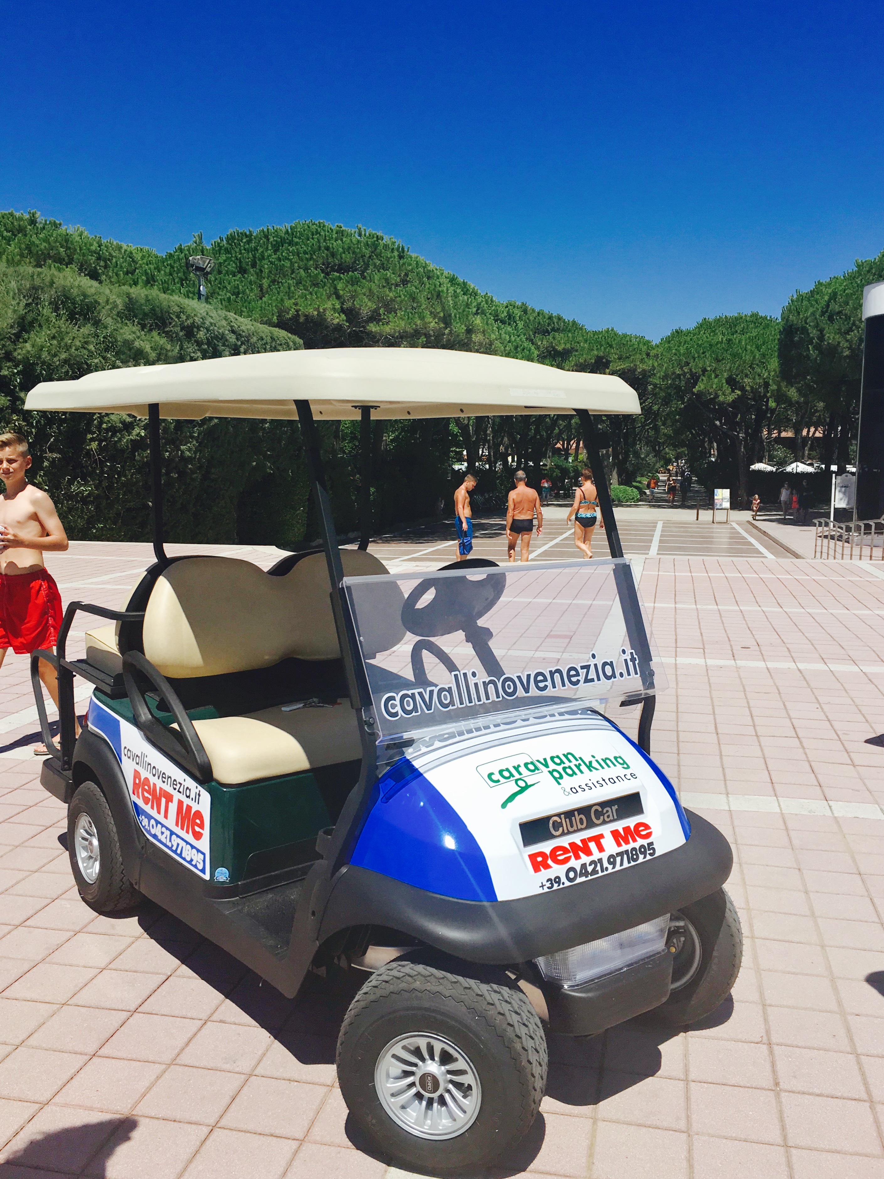 NOLEGGIO GOLFCAR AI CAMPEGGI E/O STRUTTURE RICETTIVE